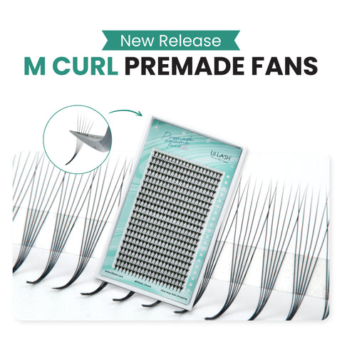 M Curl Premade Fans